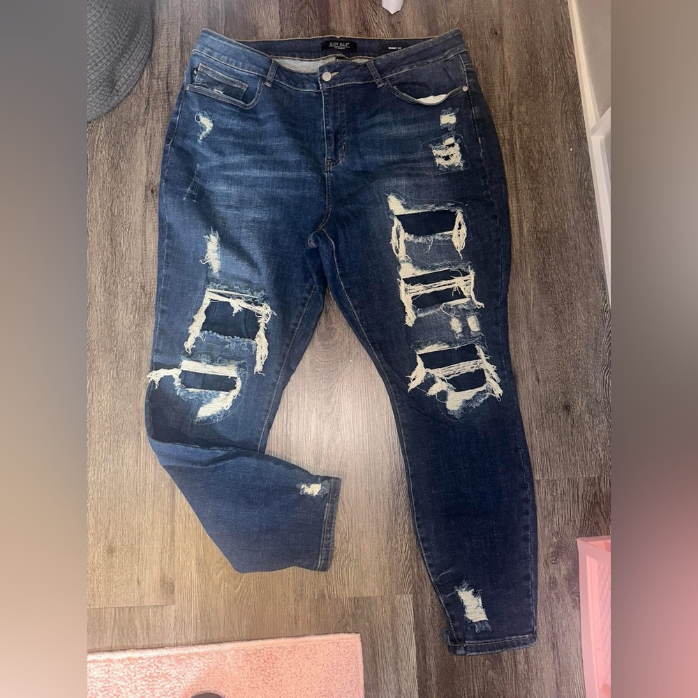 Judy Blue Destroyed Patched Denim